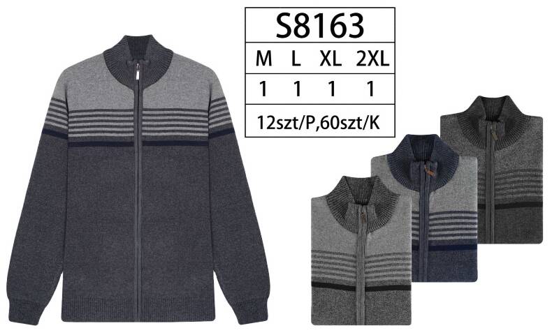 Swetry męska Roz M-2XL, Mix Kolor Paczka 12 szt